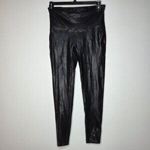 NWOT Spanx Women's Faux Leather Leggings - Very Black